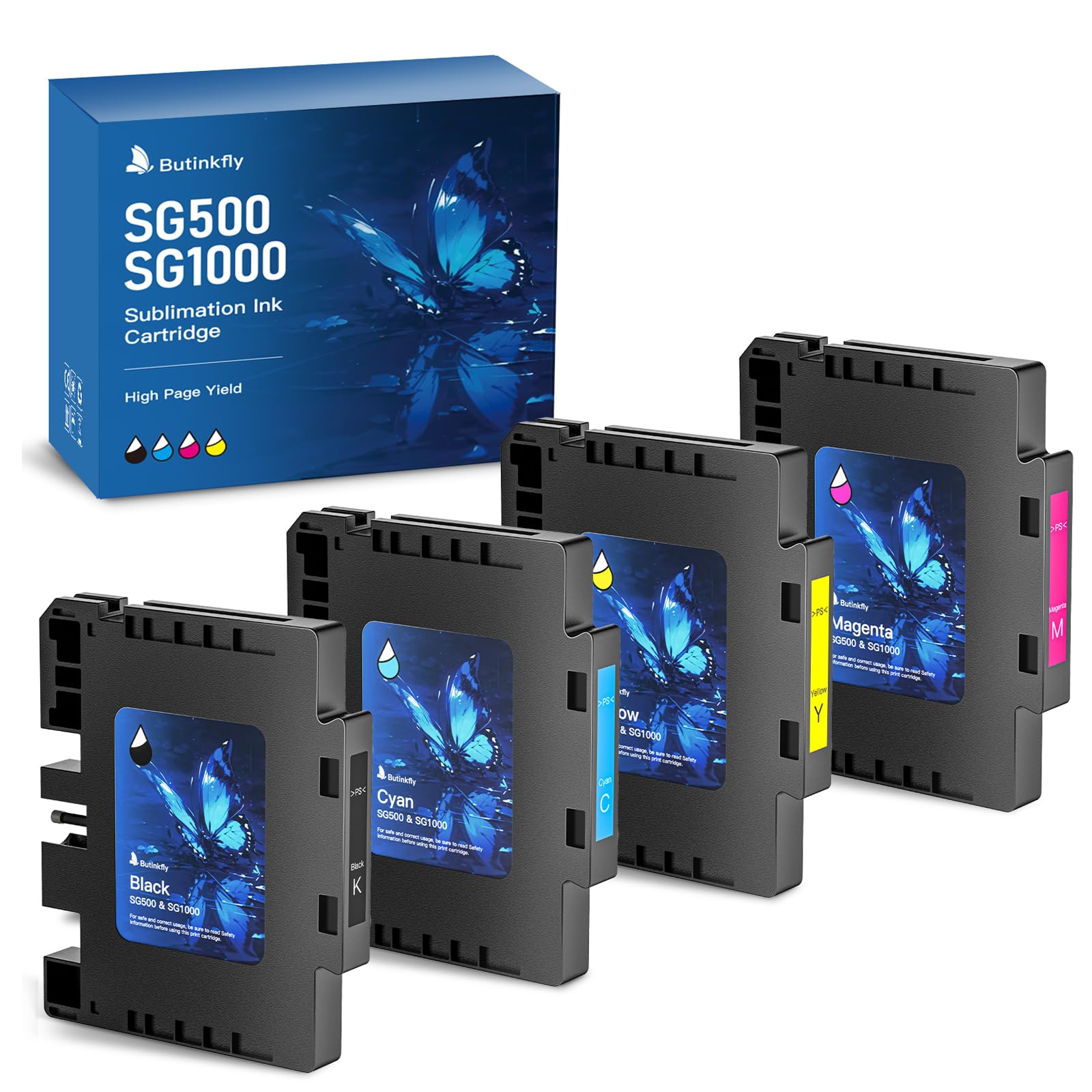 YOUEXPERT SG500 SG1000 Sublimation Ink Cartridges 4