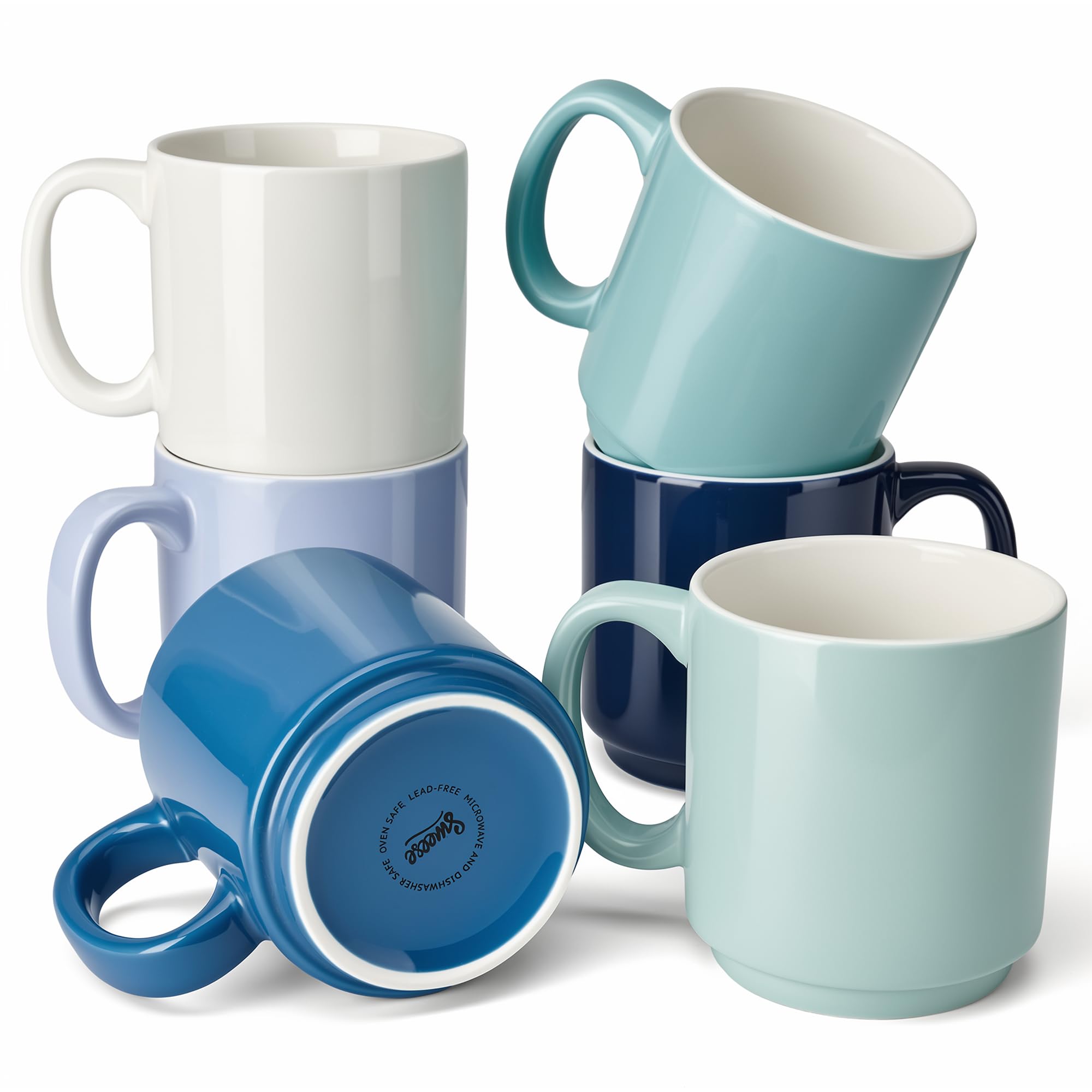 Sweese Stackable Porcelain Coffee Mugs