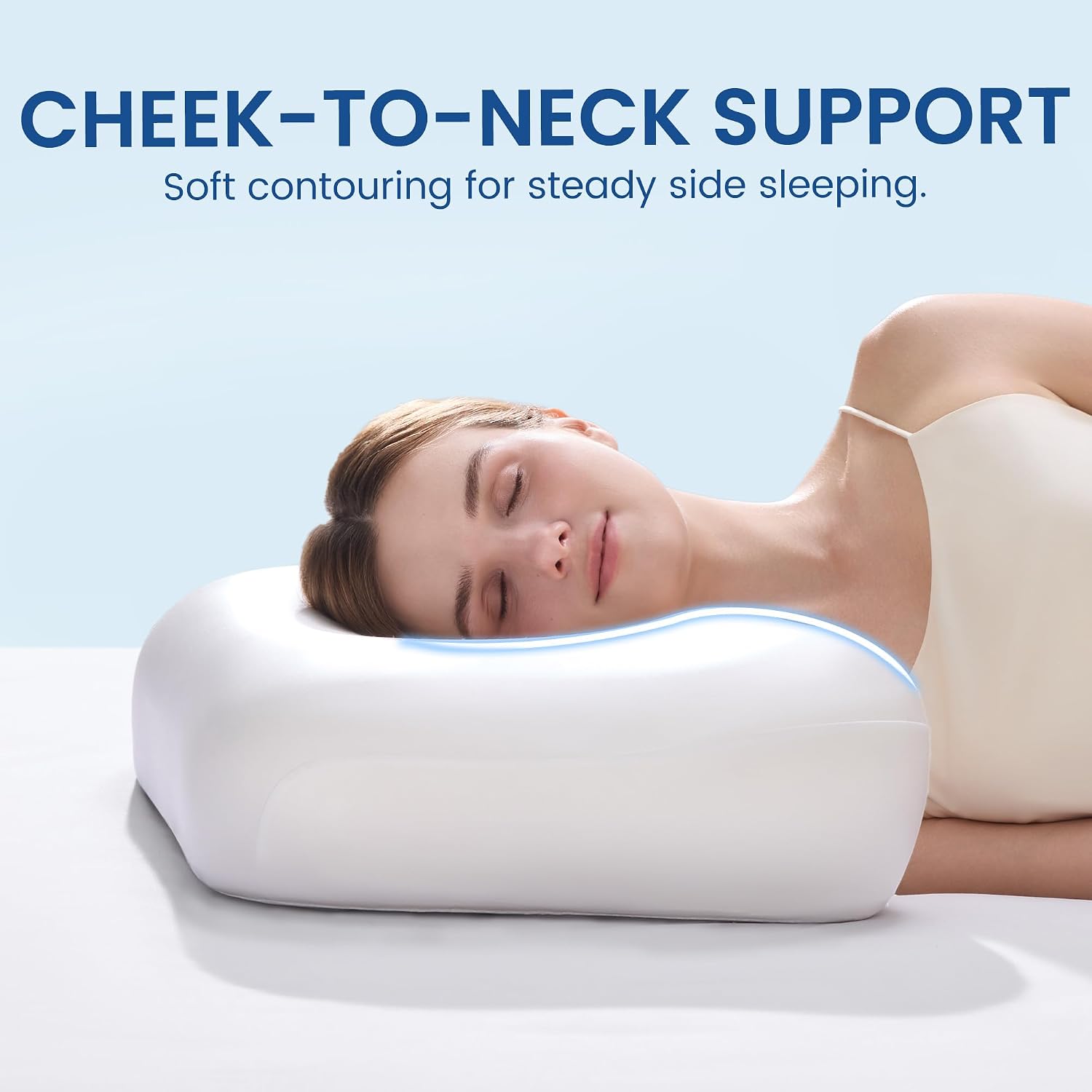 6.1" High Loft Side Sleeper Pillow - Cervical Neck Pillow for Sleeping