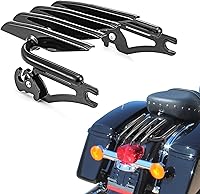 Vista 10 de Estante de equipaje desmontable Dasen Stealth Compatible con Harley Touring Road King Electra Glide Road Glide Street Glide 2009-2025 Cromado