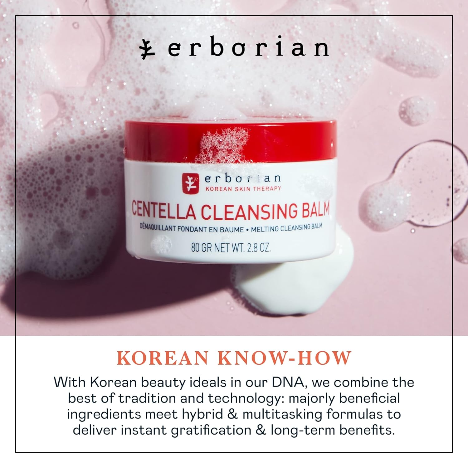 Erborian Centella Melting Cleansing Balm, Gentle Cleanser Purifies Skin & Removes Makeup, Oil & SPF, Non-Stripping, Soothes, Hydrates, Korean Skincare - Image 6