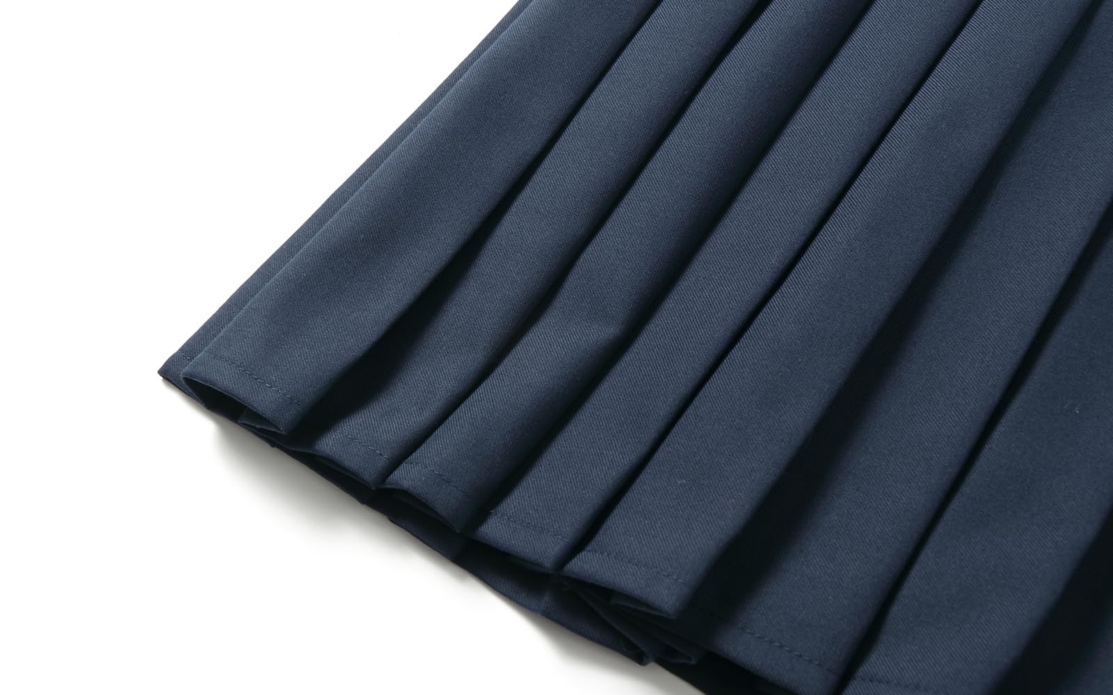 Mädchen-Schuluniform, Pulloverkleid, einfarbig, weich, ärmellos, Rundhalsausschnitt, A-Linie, Faltenkleid, 5T-16Y