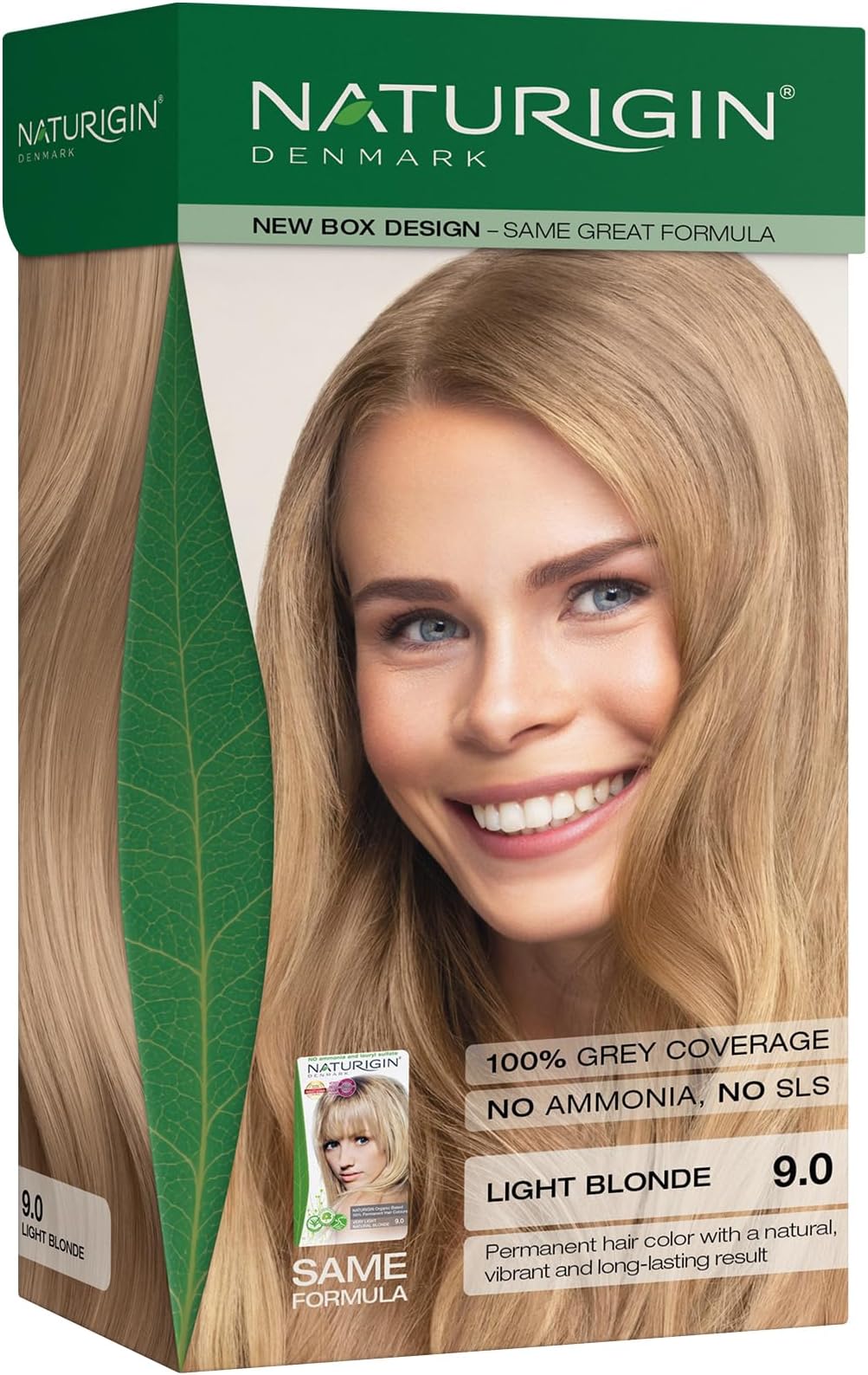 – Light Blonde Hair Dye 9.0 | Permanent Hair Colour with Natural Ingredients | Ammonia Free | 100% Grey Coverage | Vegan | Luminous Blonde Colour | Natural Radiant Glow