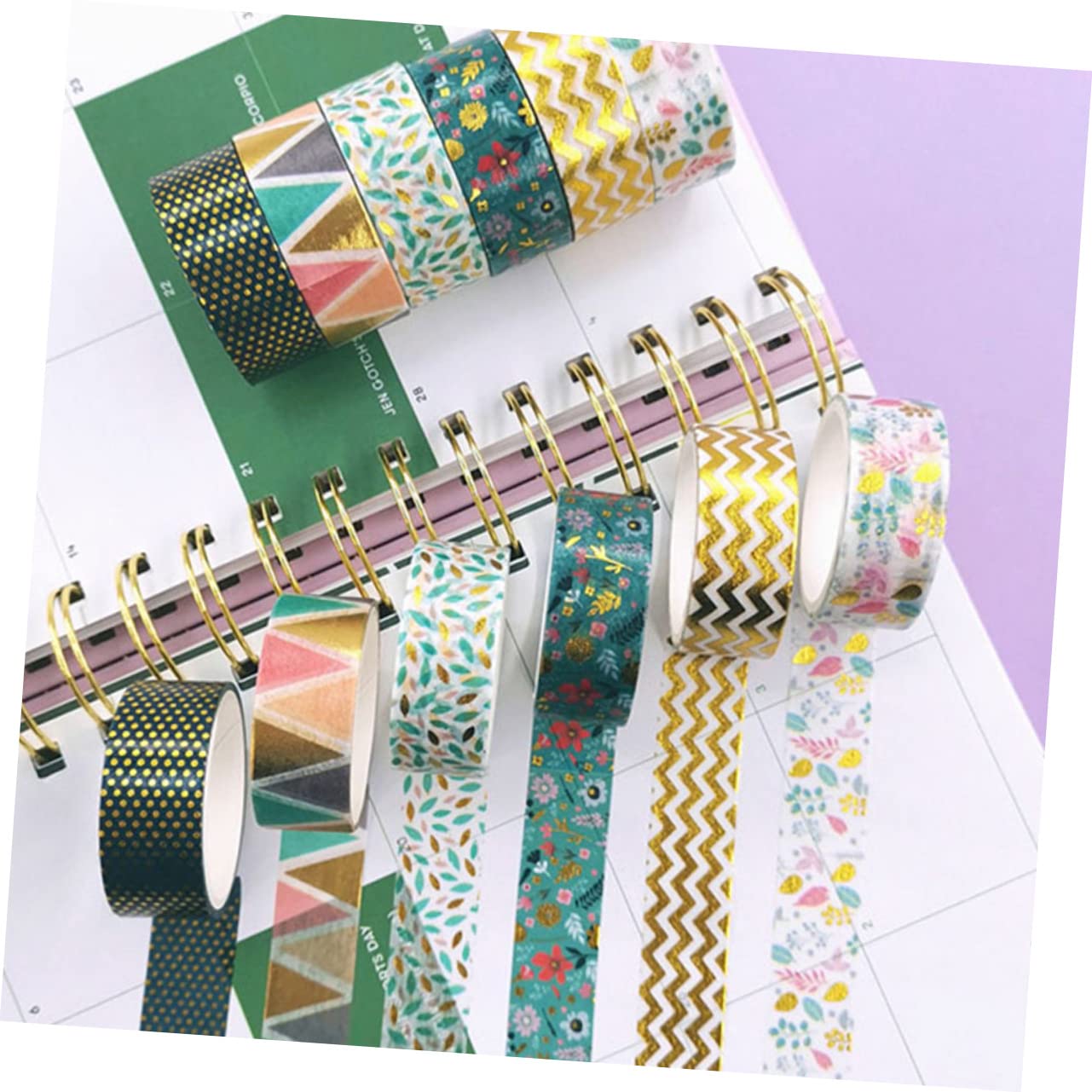 SHINEOFI 30rollen Buntes Washi Tape Dekoratives Papierklebeband Für Hand Accounts Scrapbooking Journaling Abnehmbar Vielseitig Einsetzbar Ohne Rückstände Geruchsneutral