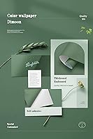 Vista 108 de Dimoon 236''x17.7'' White Thicken Peel and Stick Wallpaper Contact Paper Modern Self Adhesive Wall Paper Removable Renter Friendly Textured Solid