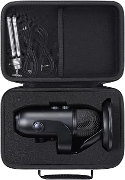khanka Hard Travel Case Replacement for Logitech for Creators Blue Yeti USB Microphone/Blue 1967 Yeti Pro USB Condenser Microphone, Case Only