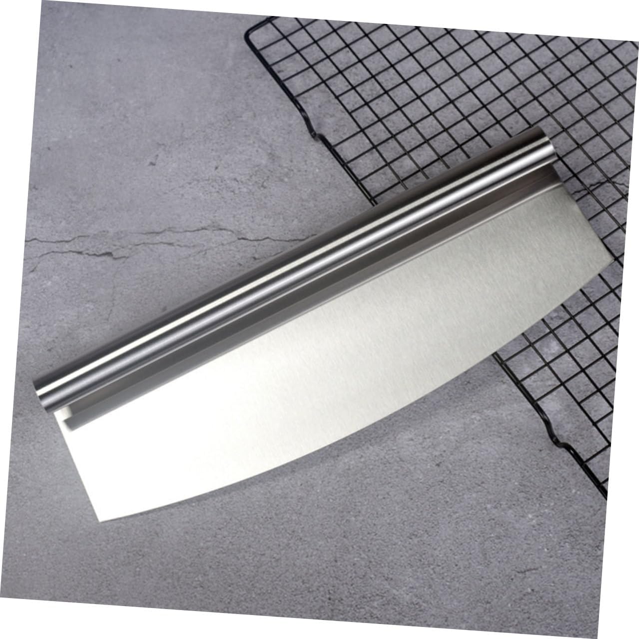 Veemoon 2pcs Pizza Cutter and Triangular Spatula Set Stainless Steel Pizza Cutting Tool with Pp Handle Sleeve Multifunctional Kitchen Baking Supplies for Home Making