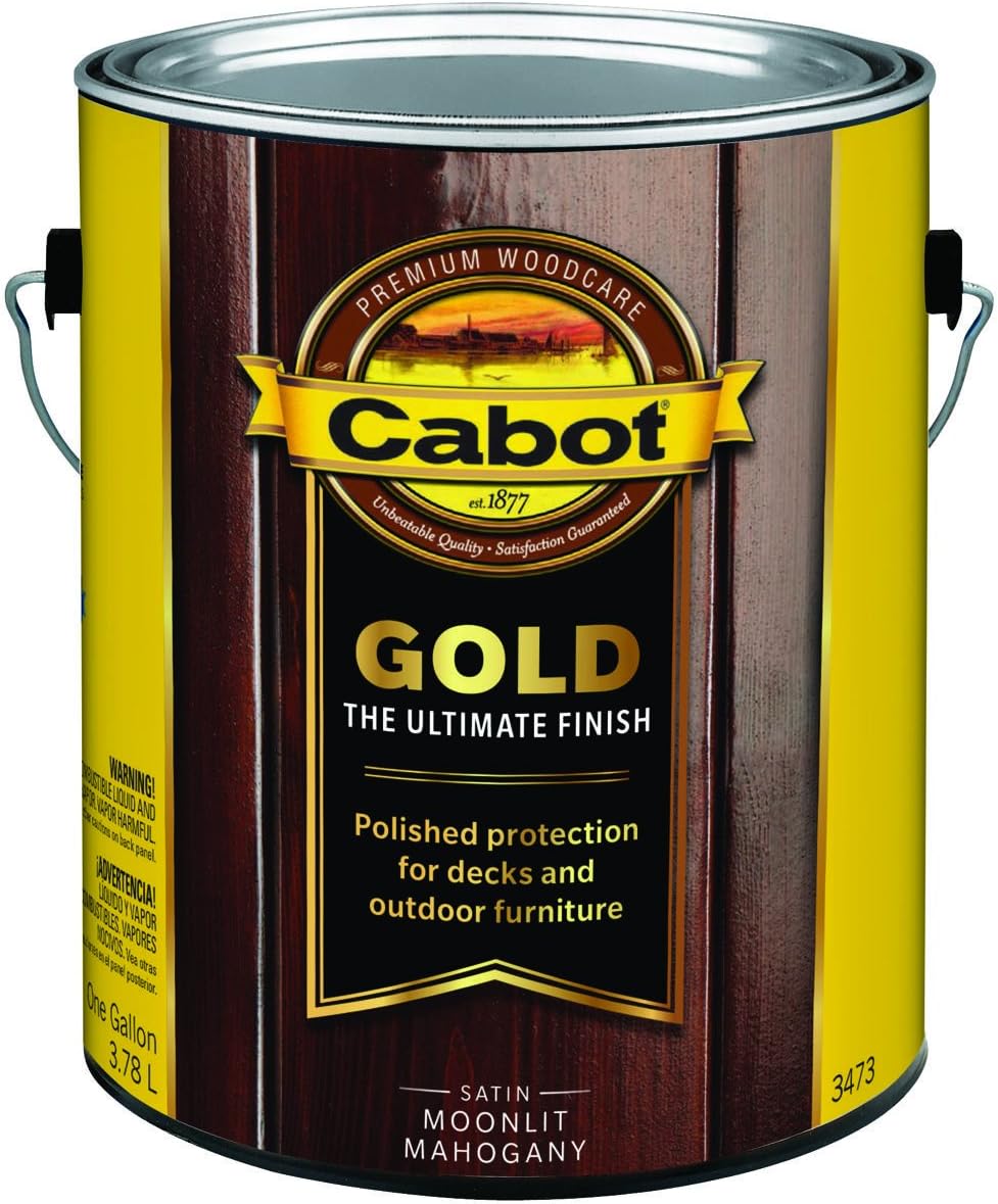 Cabot 140.0003473.007 Gold Ultimate Finish Stain, Gallon, Moonlit Mahogany