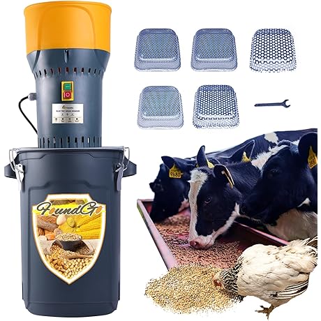 FoundGo Electric 6.6gal Feed Grinder