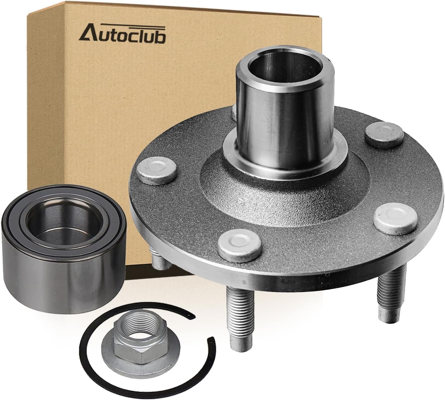 AUTOCLUB Front Wheel Bearing Hub Assembly for 2007 2008 2009 2010 Lincoln MKX Ford Edge, Replacement 518517