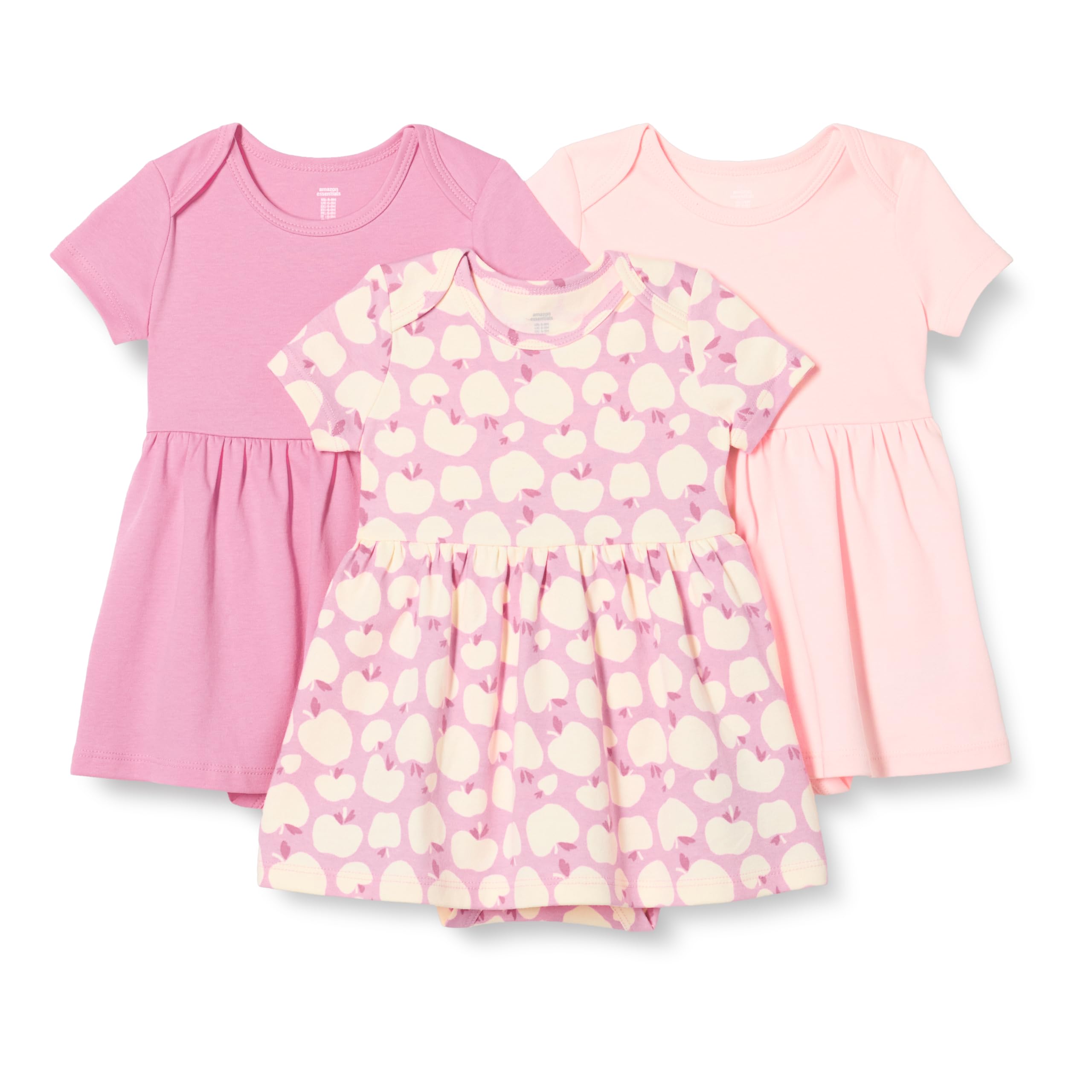 Amazon Essentials Bébé Fille Robe Body à Manches Courtes