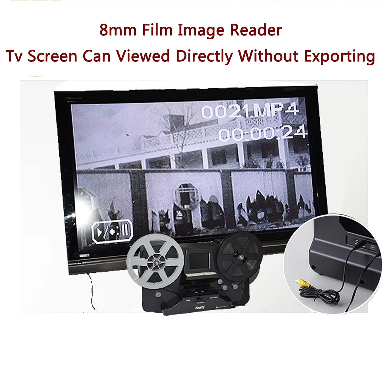 Amazon.co.jp: 8mm フィルム スキャナー、3 インチ 4 インチ 5 インチ