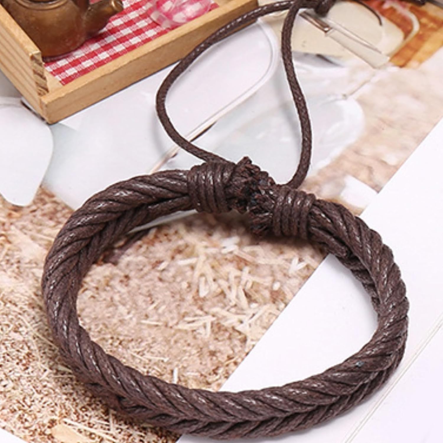 To My Son Bracelet from Dad Mom Braided Bracelets Leather Bracelet for Men Birthday Inspirational Gifts for Son - Image 4