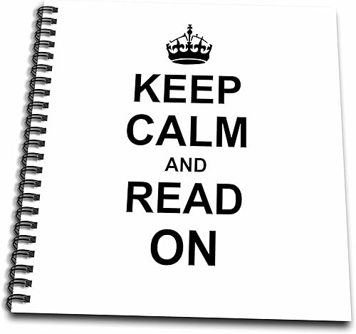 inspirationzstore Tipografía  Mantener la calma y lector Leer on  Carry On La Lectura Hobby Job  Regalos  Negro Fun Funny Humor divertido  Dibujo