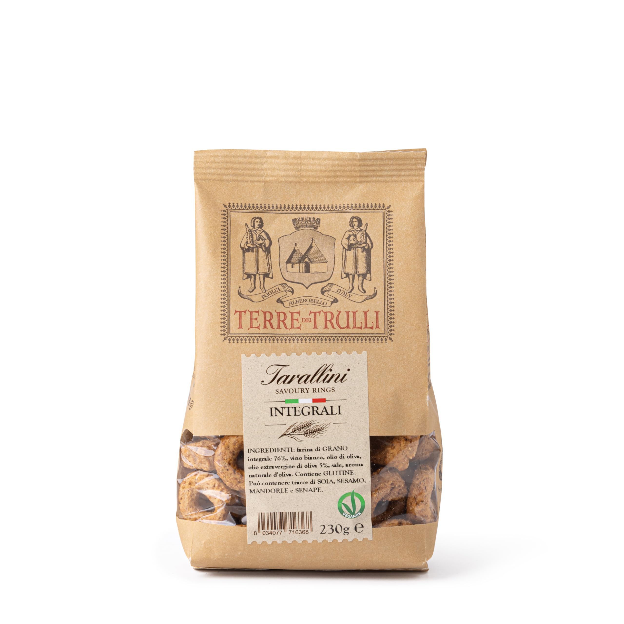 Tarallini integral de Apulia 5 x 230 g
