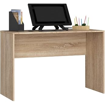AKORD Desk W 17 120 cm PC Desk Office Desk Computer Desk Office Table W 120 x H 79 x D 50 cm Weight 19.80 kg Sonoma Oak