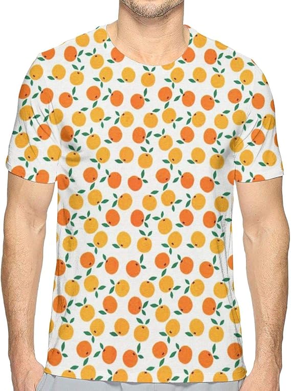 Amazon Co Jp 蜜柑柄 メンズ Tシャツ 半袖 創意デザイン 3dプリント 春夏 お洒落 吸水速乾 薄手 上着 ファッション Amazon Co Jp 蜜柑柄 メンズ Tシャツ 半袖 創意デザイン 3dプリント 春夏 お洒落 吸水速乾 薄手 上着 ファッション