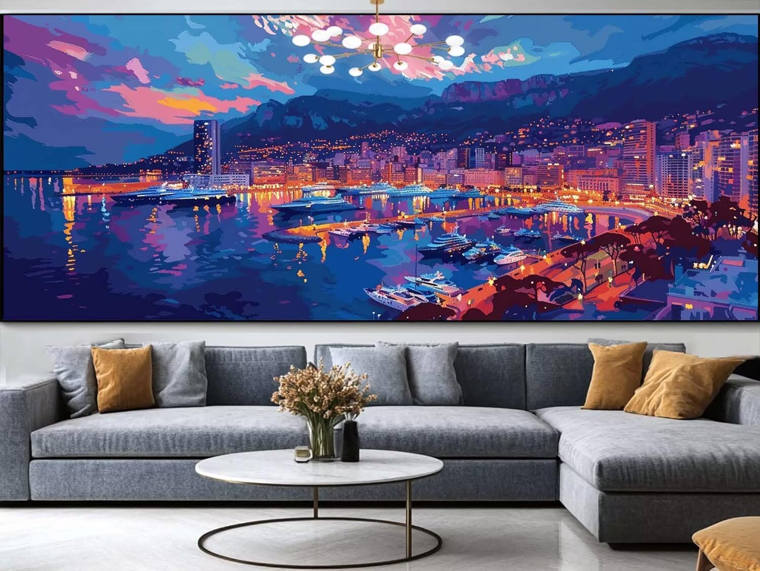 Décor Autocollant Mural A53 grand format plume pour masquer les grands murs vides de la maison - 8
