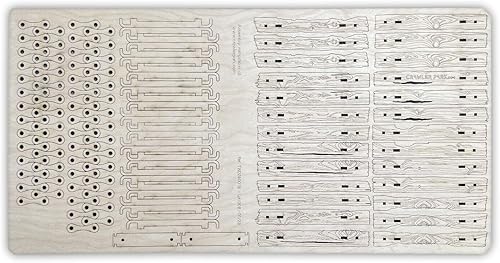 Miniatura 8 de ToysWD - Kit de extensión Crawler Park para puente tibetano, obstáculo RC 1/18 y 1/24