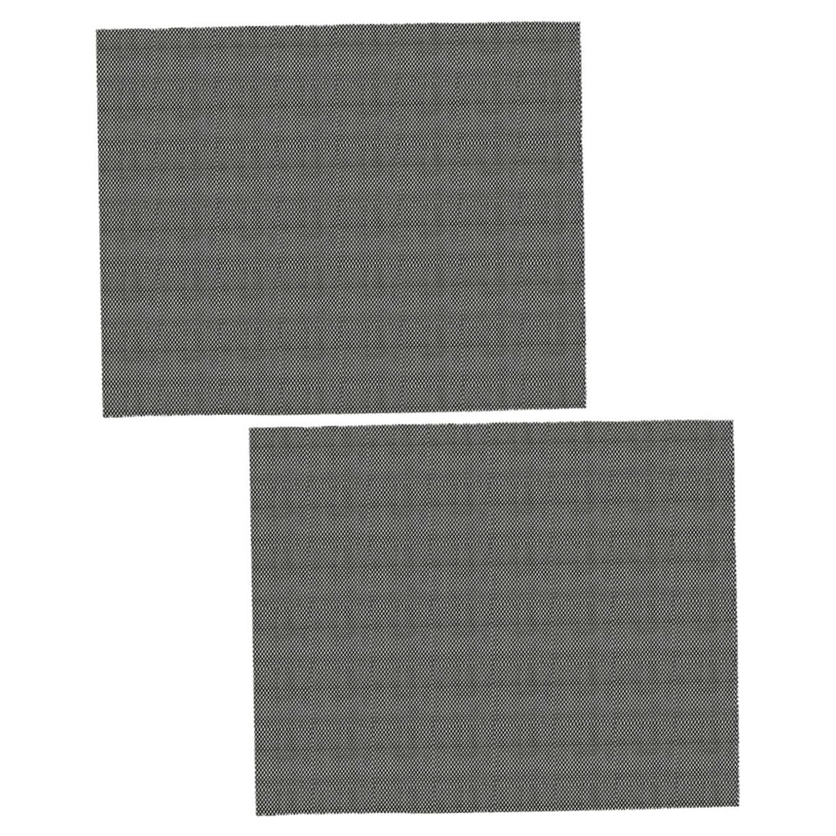 2pièces Tapis Antidérapant pour Voiture Protection De Sol Tapis De Toit PVC Adapté à Tous Les Modèles Facile à Installer