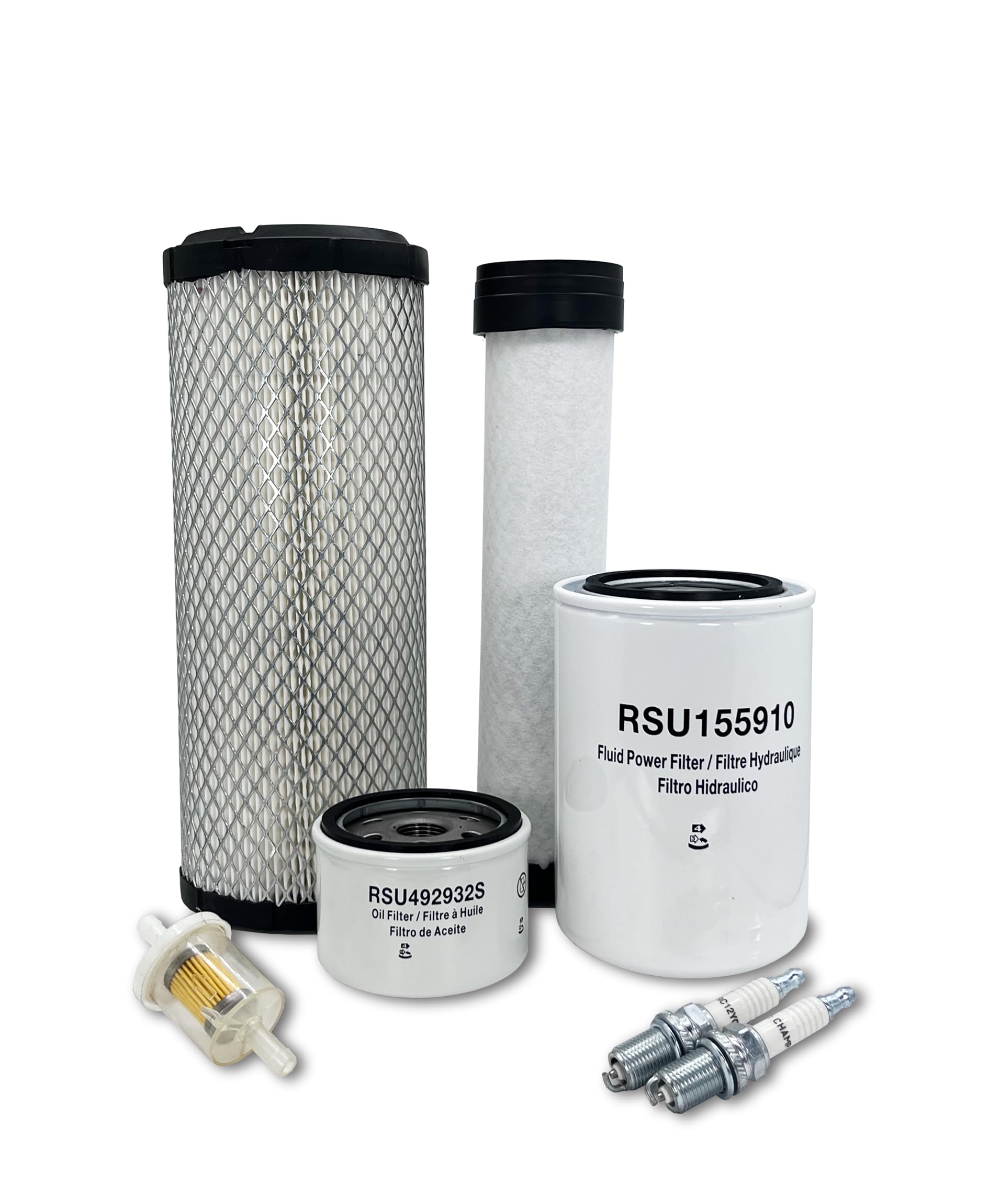 HERO Maintenance Filter Kit For Scag STTII-61V-35BV Turf Tiger II Zero-Turn Mower Filters Compatible With OEM 841497 821136 842921 84001895 692051