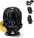Graco Turn2Me 3-in-1 Rotating Convertible Car Seat, Cambridge, Rear-Facing Rotation, Forward-Facing Mode, Highback Booster Up to 100 lbs, Adjustable Headrest & Harness, Steel Reinforced Frame