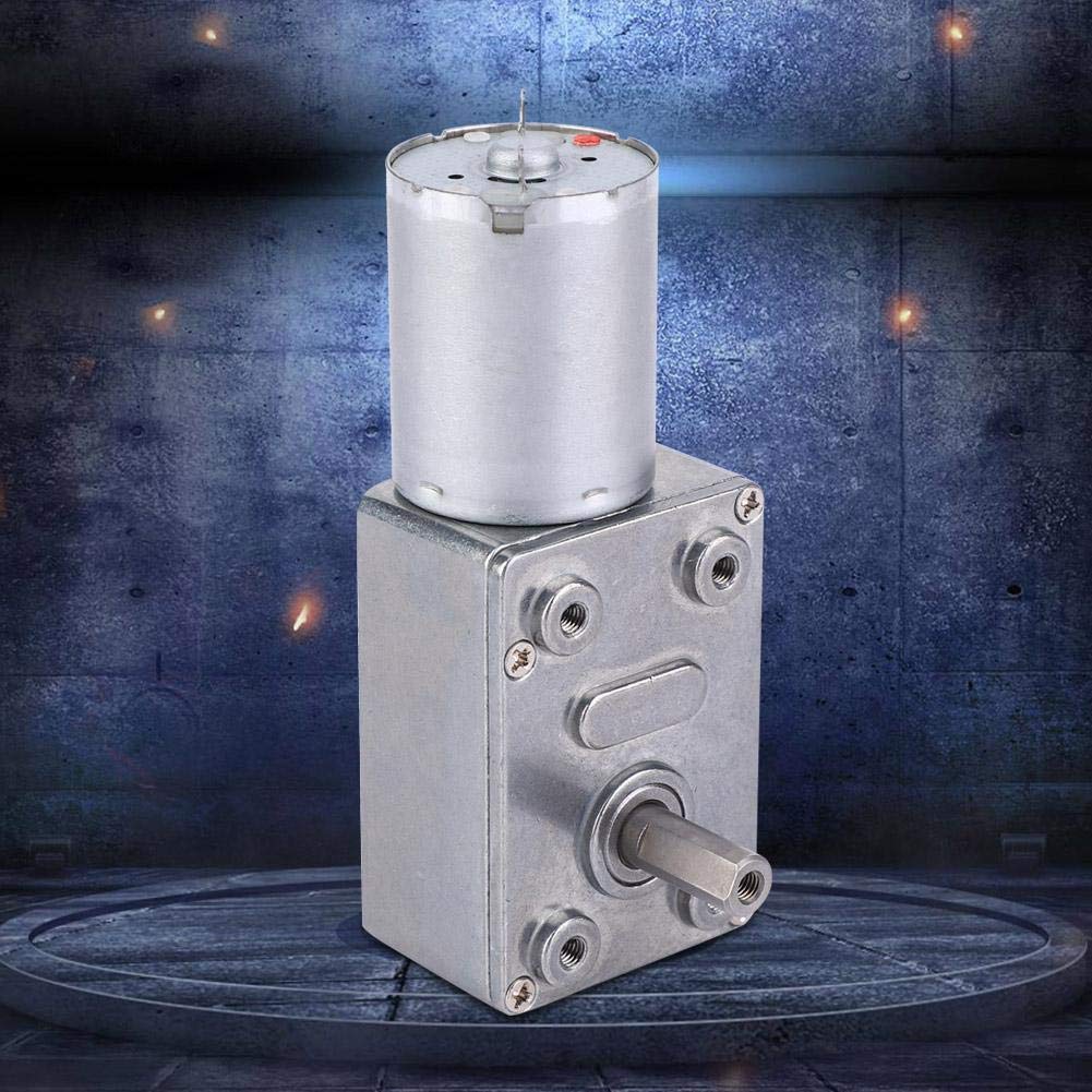 Motor de engranaje helicoidal DC12V 30RPM gran torsión para múltiples propósitos