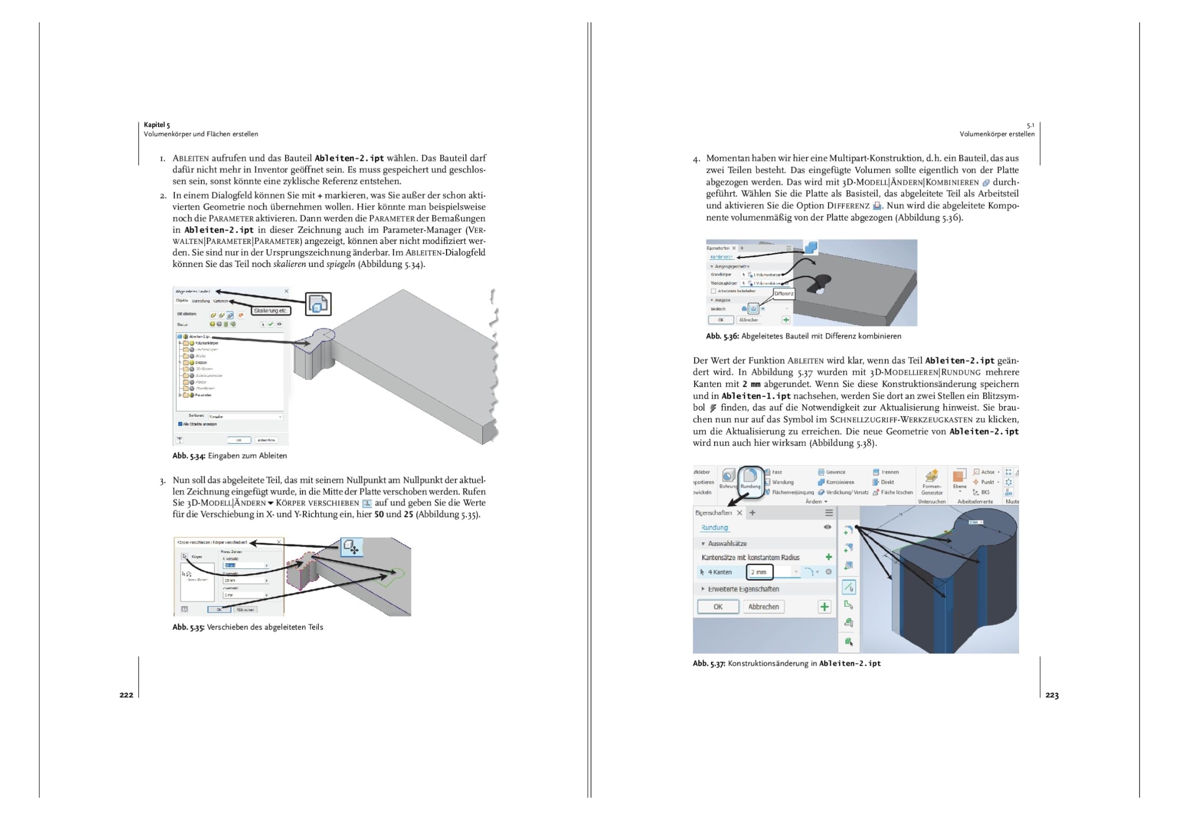 3D-Konstruktionen mit Autodesk Inventor 2026: Der umfassende Praxiseinstieg. Inkl. Übungsbeispielen und Aufgaben mit Lösungen (mitp Professional)