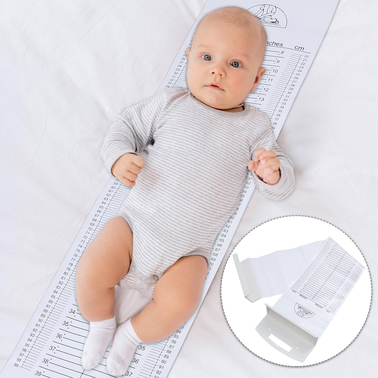 Regla de Altura Práctica para Niña Alfombra Segura y para Medir Crecimiento Infantil Material y Uso Doméstico y Profesional para Niña