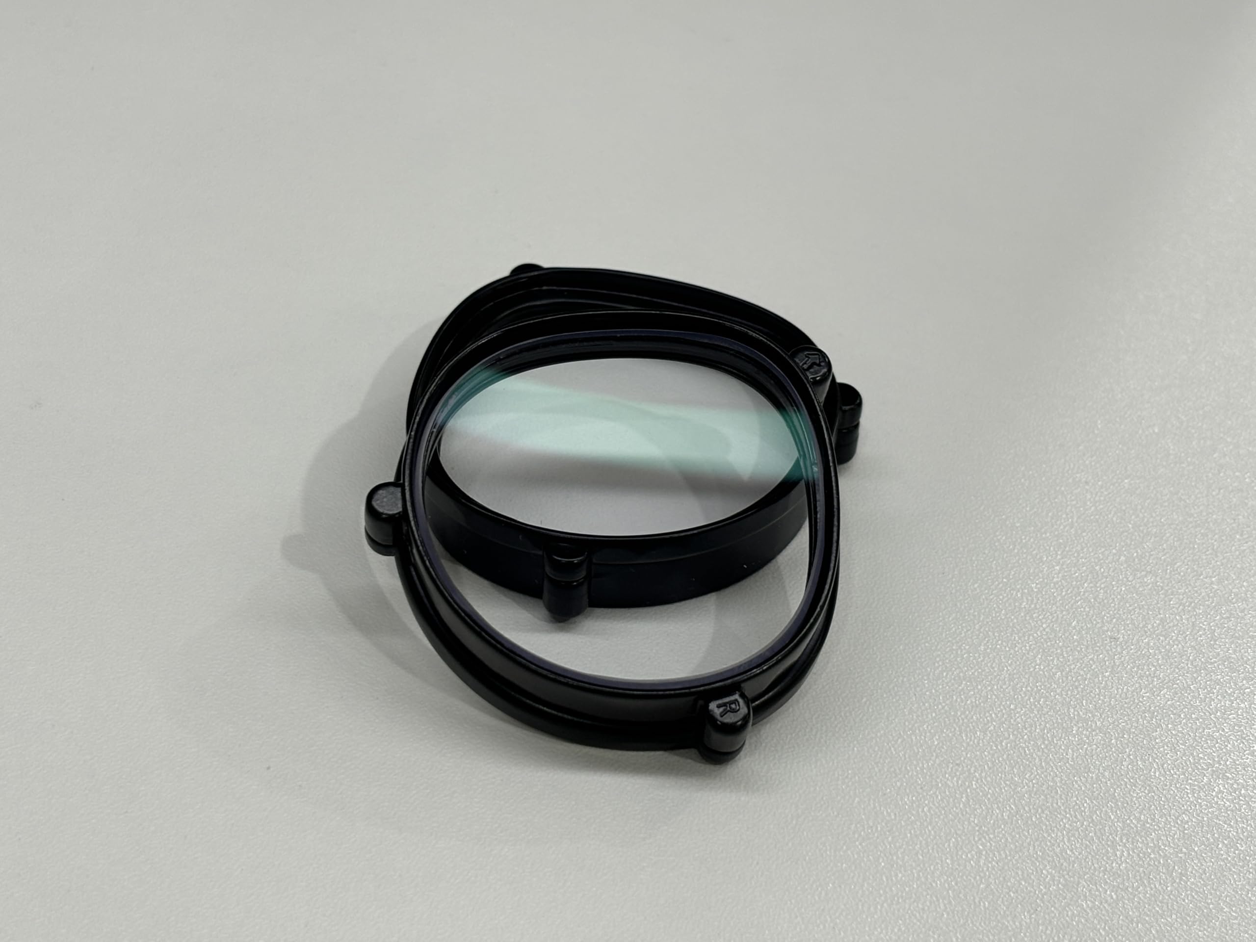 VR Monture de protection d'objectif pour Meta Quest 2/3S, entretoise magnétique pour lunettes compatible avec les objectifs Quest 2/3S, montures en métal (avec verres anti-lumière bleue)