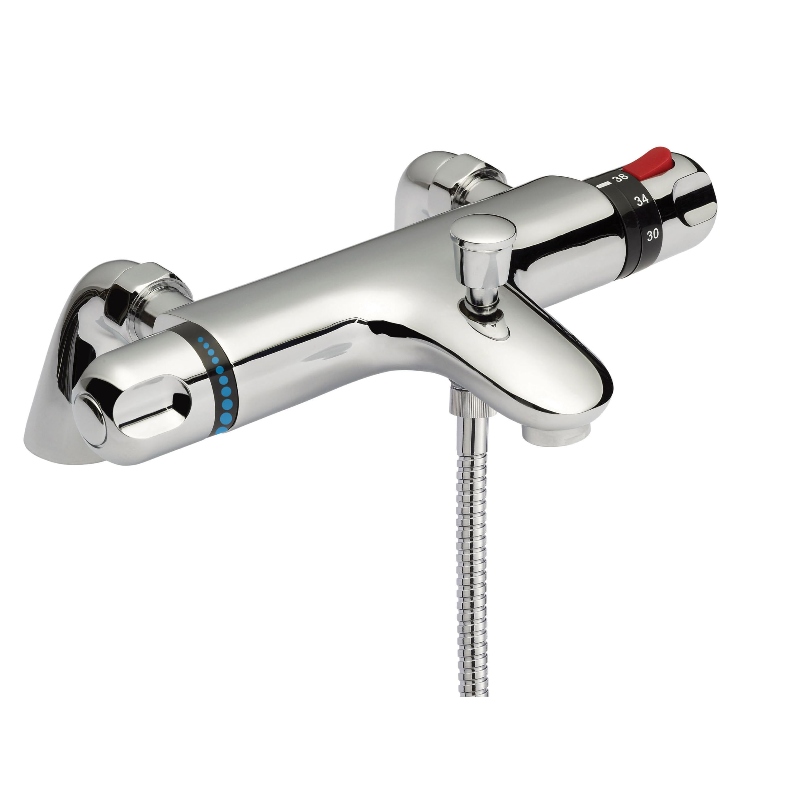 Balterley Chrome Thermostatic Bath Shower Mixer Tap - Deck Mounted