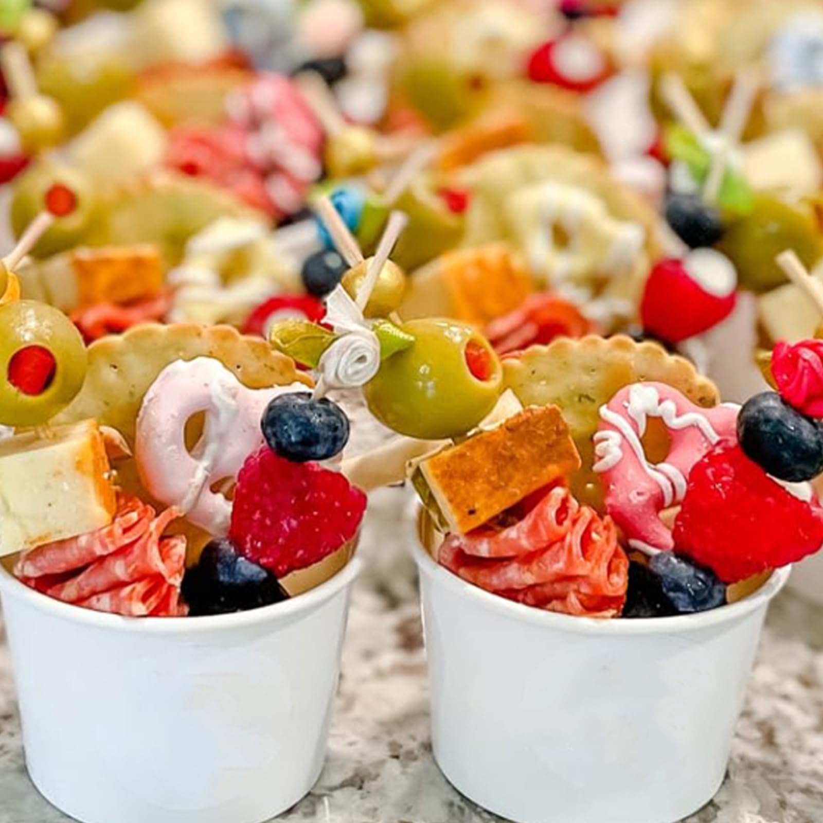 100 bicchieri di carta usa e getta da 200 ml, da dessert con coperchio a cupola, contenitori per gelato da asporto, per zuppe, gelati, yogurt surgelato