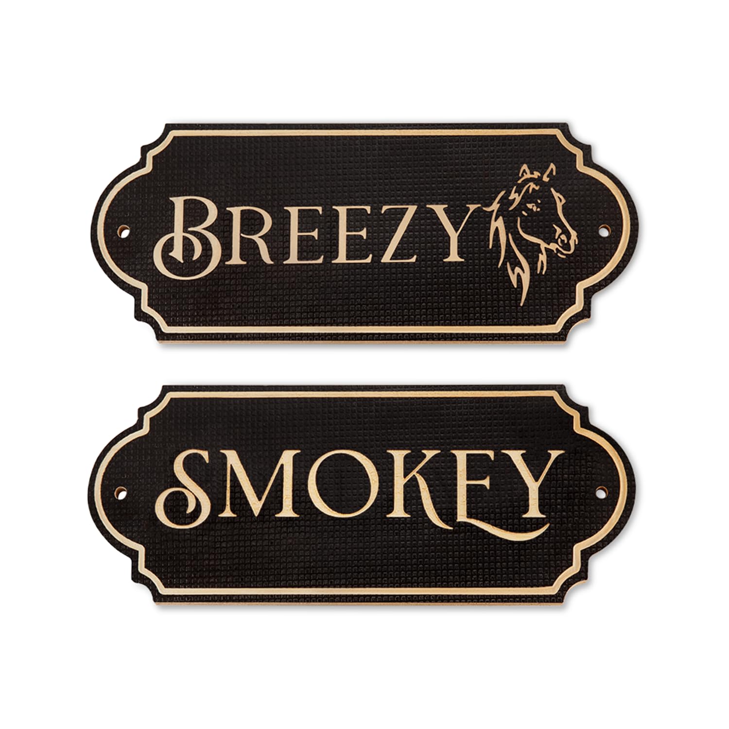 callie Personalized Horse Stall Name Sign Plate, Custom Wooden Horse Barn Signs Decor, Engraved Gifts for Horse Lovers, 11.8" x 4.72"