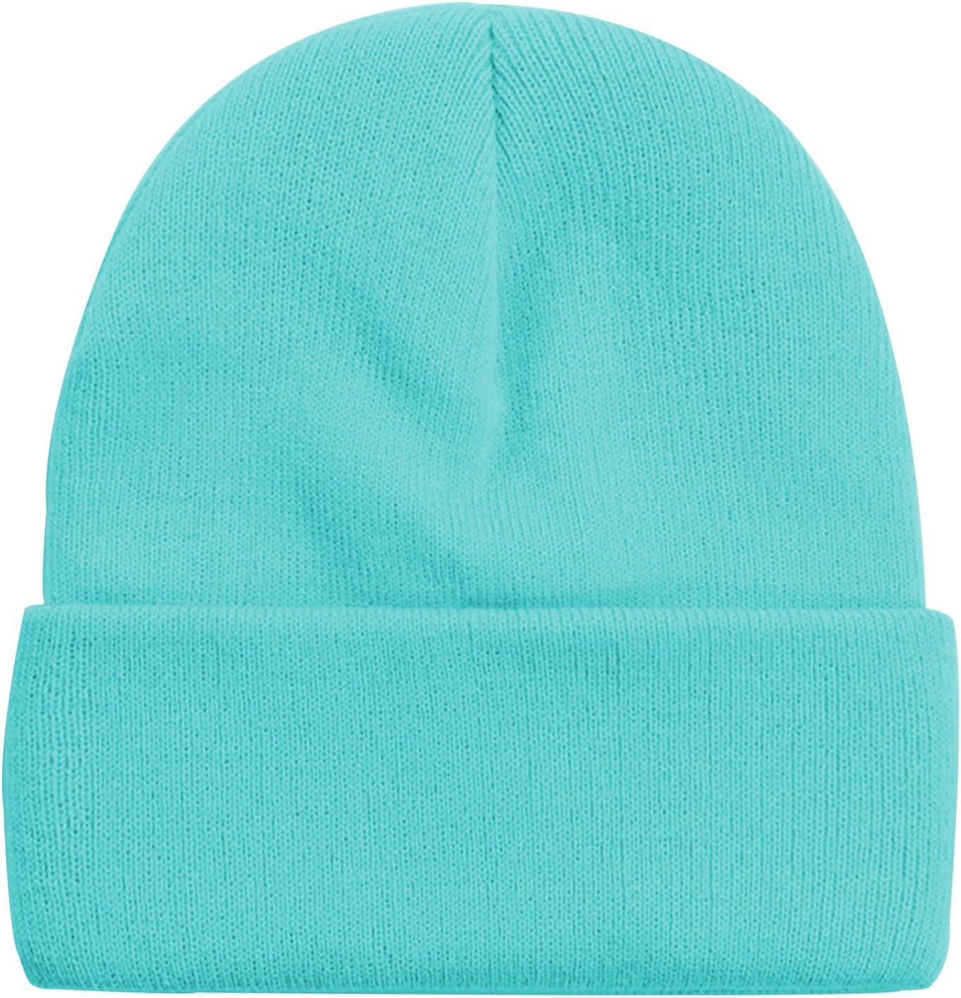 Rosoz Beanie for Men Women Cuffed Knit Hat Winter Beanies Skull Cap Unisex