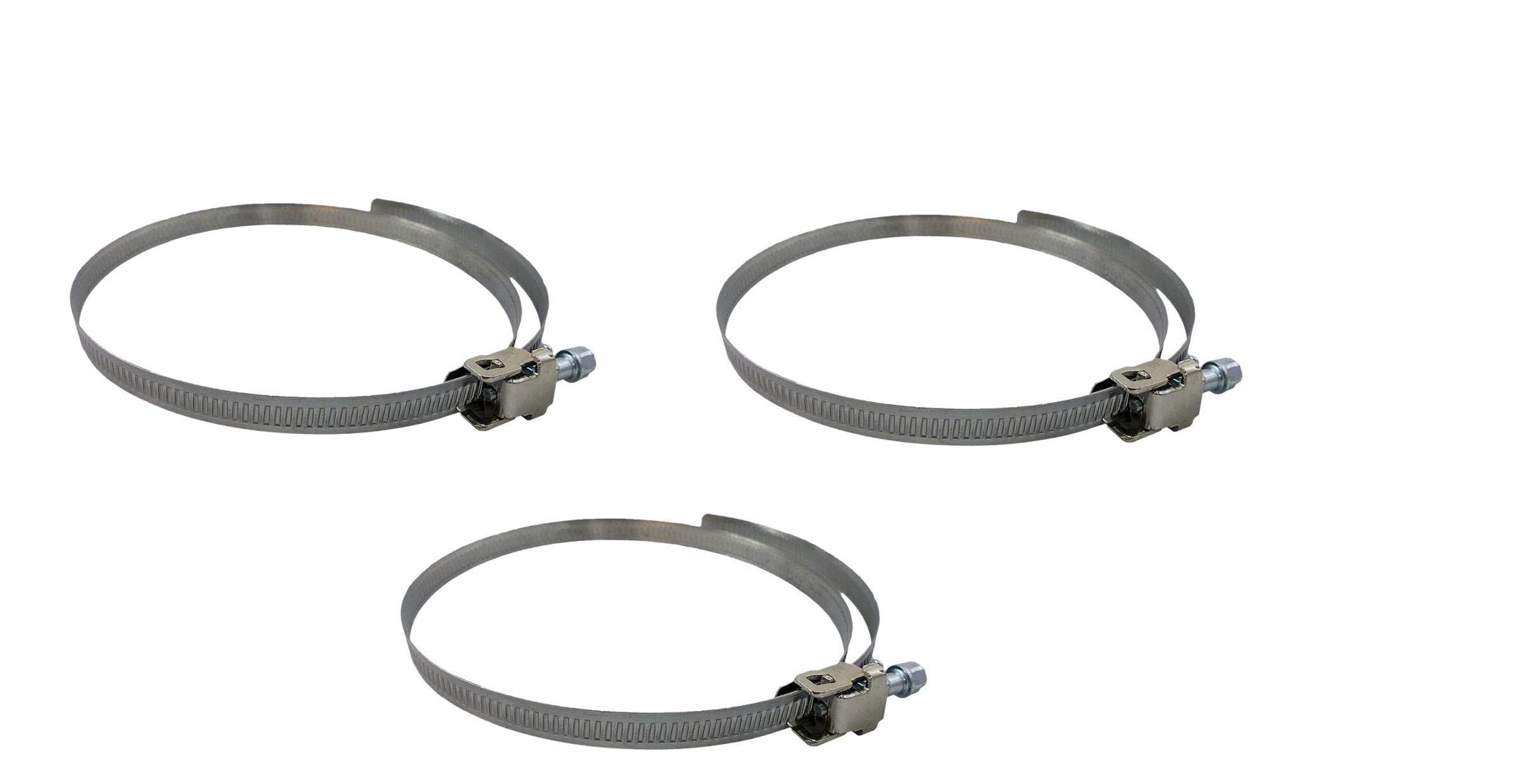AirTech-UK Duct Jubliee Clip Clamp for Flexible Ducting Hose Pipe Ventilation 250mm Pack of 2, 3, 5 and 10 (3)
