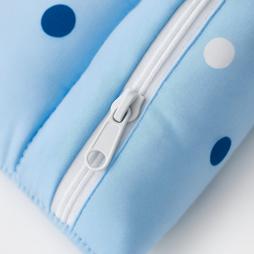 Sleep Bag 3-in-1 Bed & Sleeping Bag Cotton Sleeping Bed Sky Blue