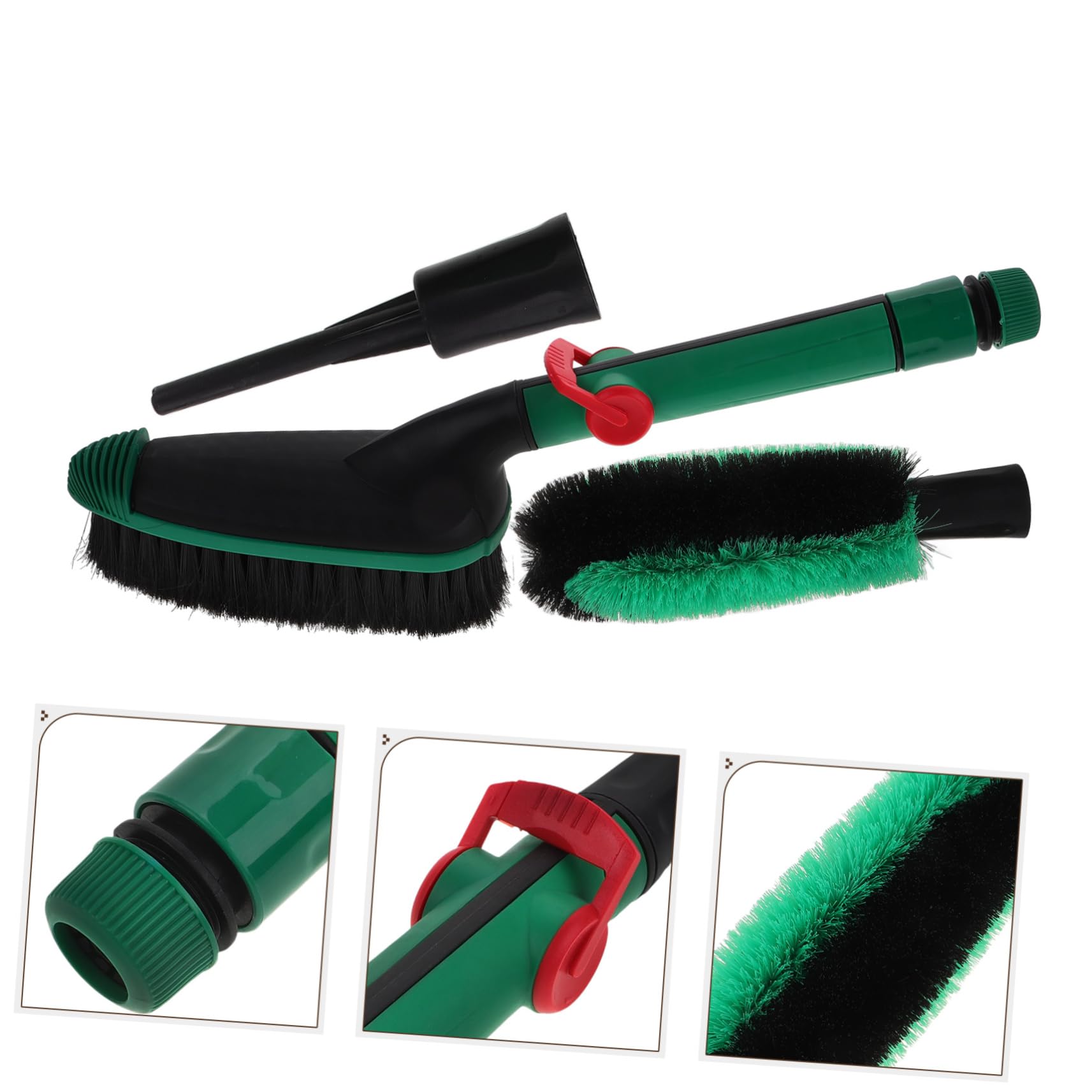 Spazzole per Pulizia Auto Strumenti Lavaggio Multi per Veicoli Spazzola con Testa Ampia per Pulizia e Delicata per e Accessori per Proprietari Auto e Furgoni