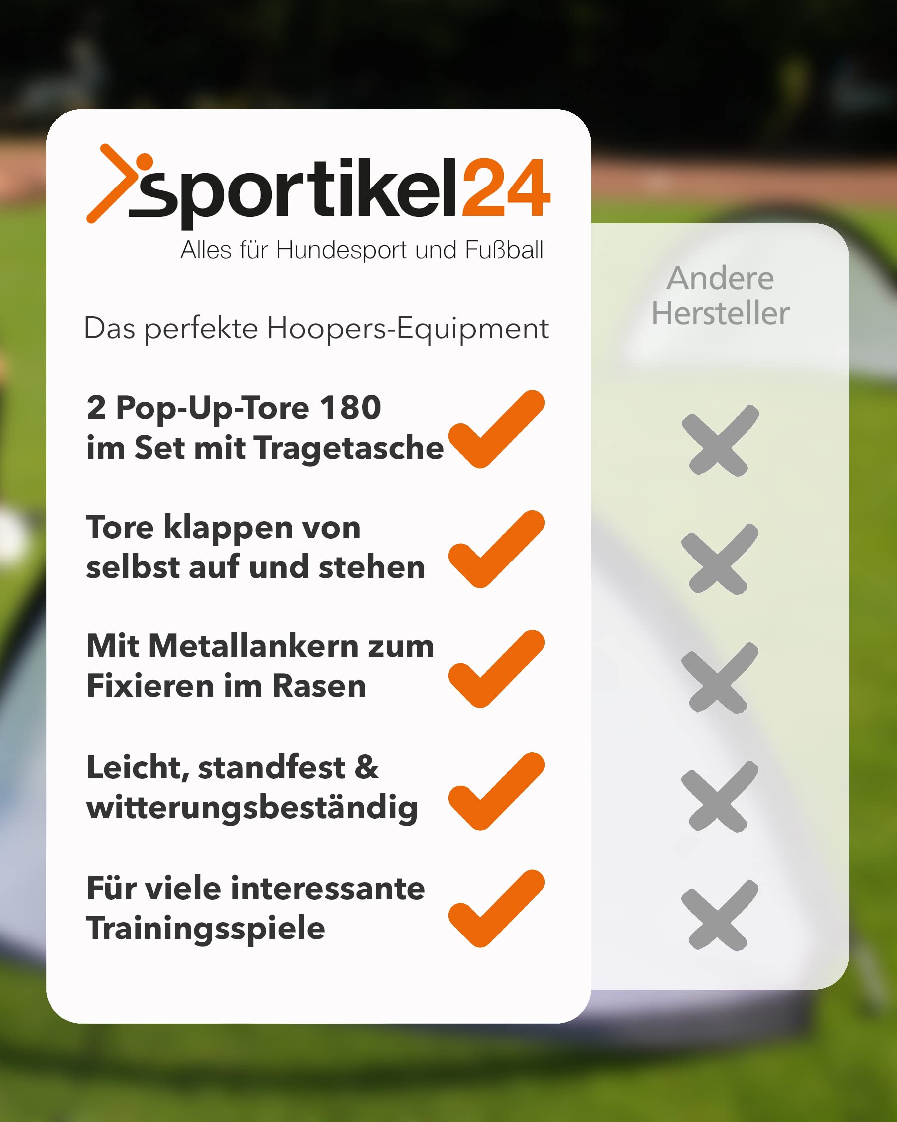 Fußballtore 2er-Set Pop-Up-Tore 180 x 90 cm faltbar mit Tragetasche
