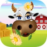 Kids Cow Farm Scratch Off Game - Amazing scratching game for kiddies, toddlers, youngsters and...