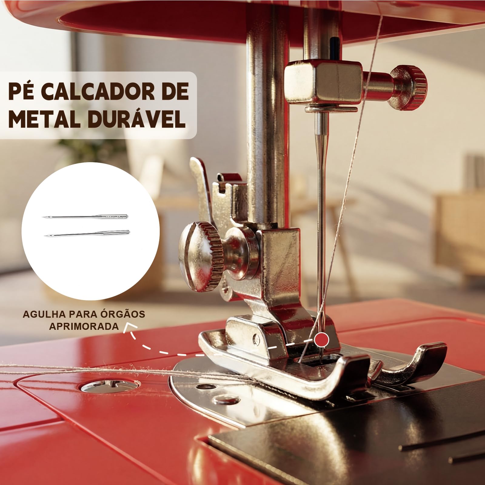 Macchina Da Cucire Per Principianti, Riparazioni Domestiche Facili, 16 Punti, 2 Velocità, Doppio Punto, Cuce Anche Jeans, Luce Led, Robusta E Affidabile Per Casa E Fai Da Te