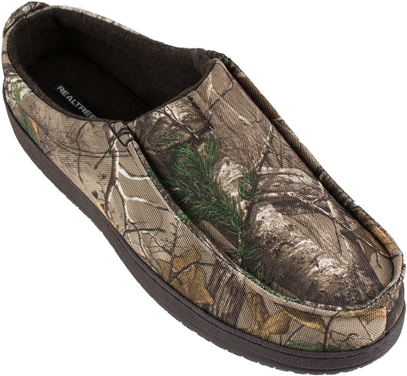 Realtree Men's Nylon Camo Print Clog Slipper, size 8 to 13