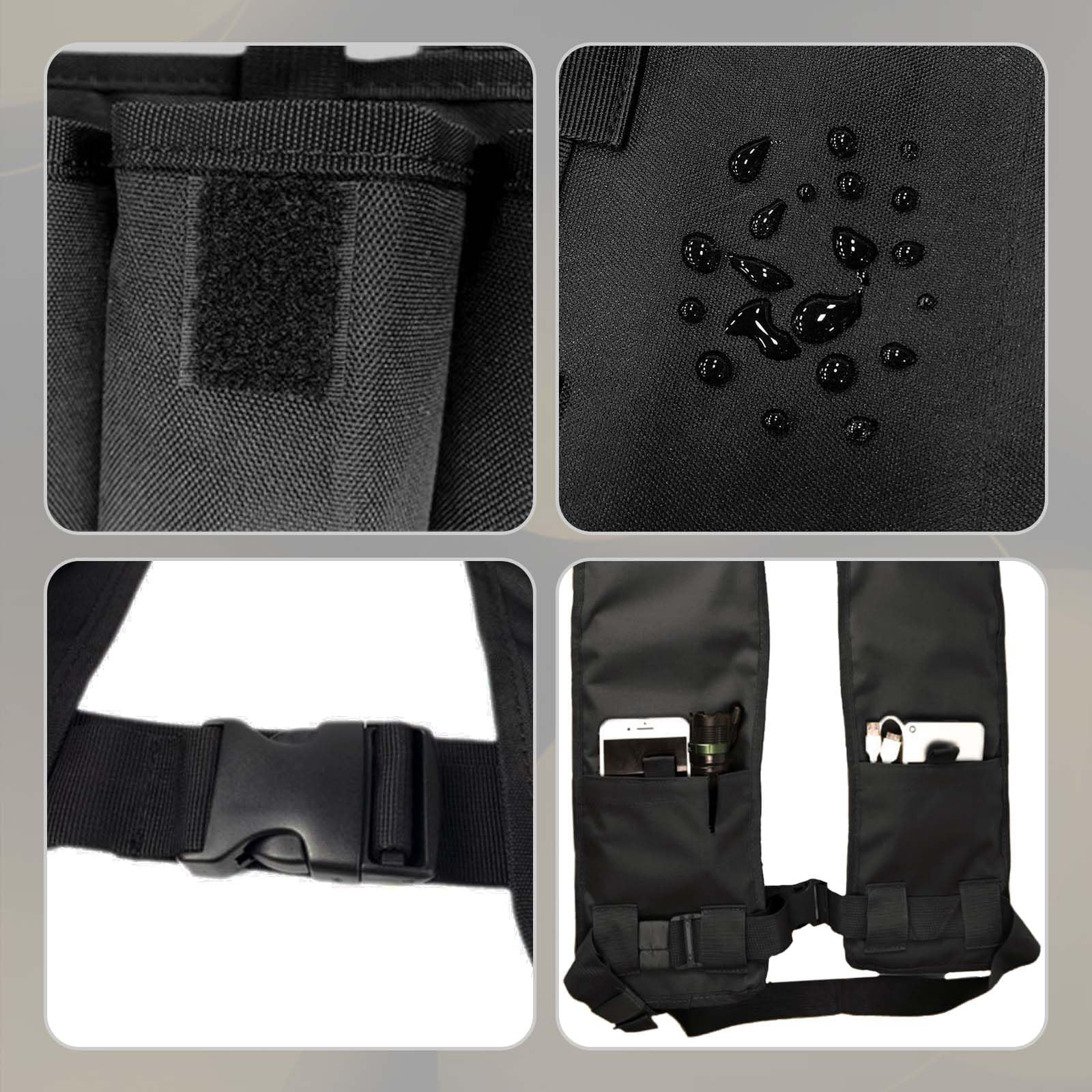 Biergürtel 12 Taschen,Chaleco Cerveza,Chaleco de Bebidas con 12 Bolsillos,Accesorios Cerveza,Cinturón de Cerveza,Chaleco para Cerveza,Cinturón Soporte Cerveza,Beer Holster
