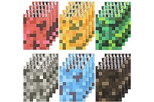 Pixel Minecraft Notepads (24 Pack)