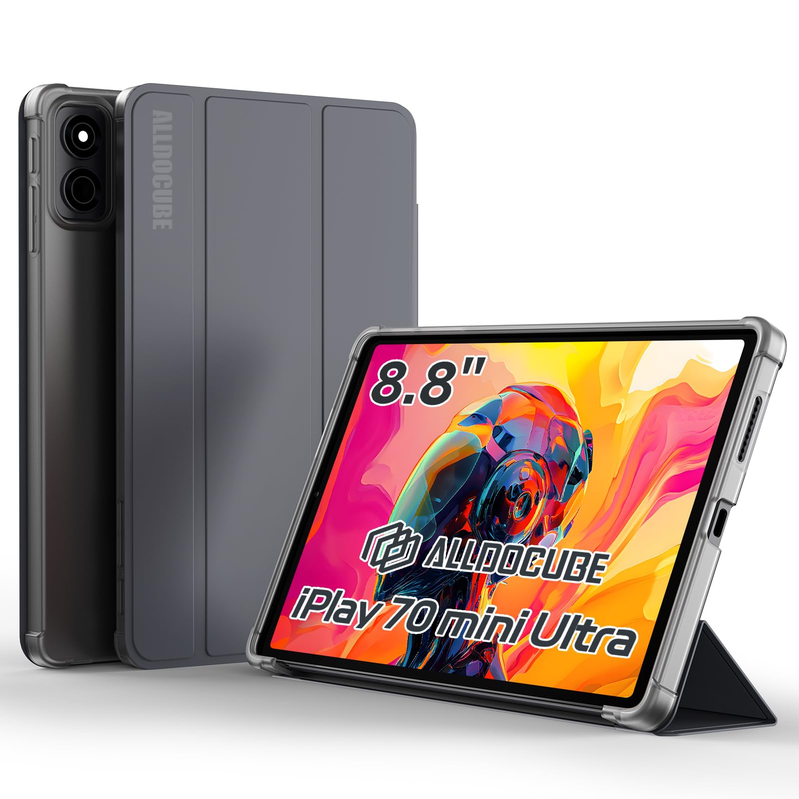 ALLDOCUBE iPlay 70 mini Ultra Tablet Case, Grey : Amazon.co.uk