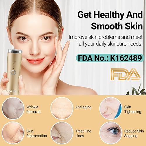 Miniatura 2 de Terapia de luz roja para la cara, aprobada por la FDA, masajeador facial de terapia de luz LED UUPAS para cara, máquina de apriete de la piel para