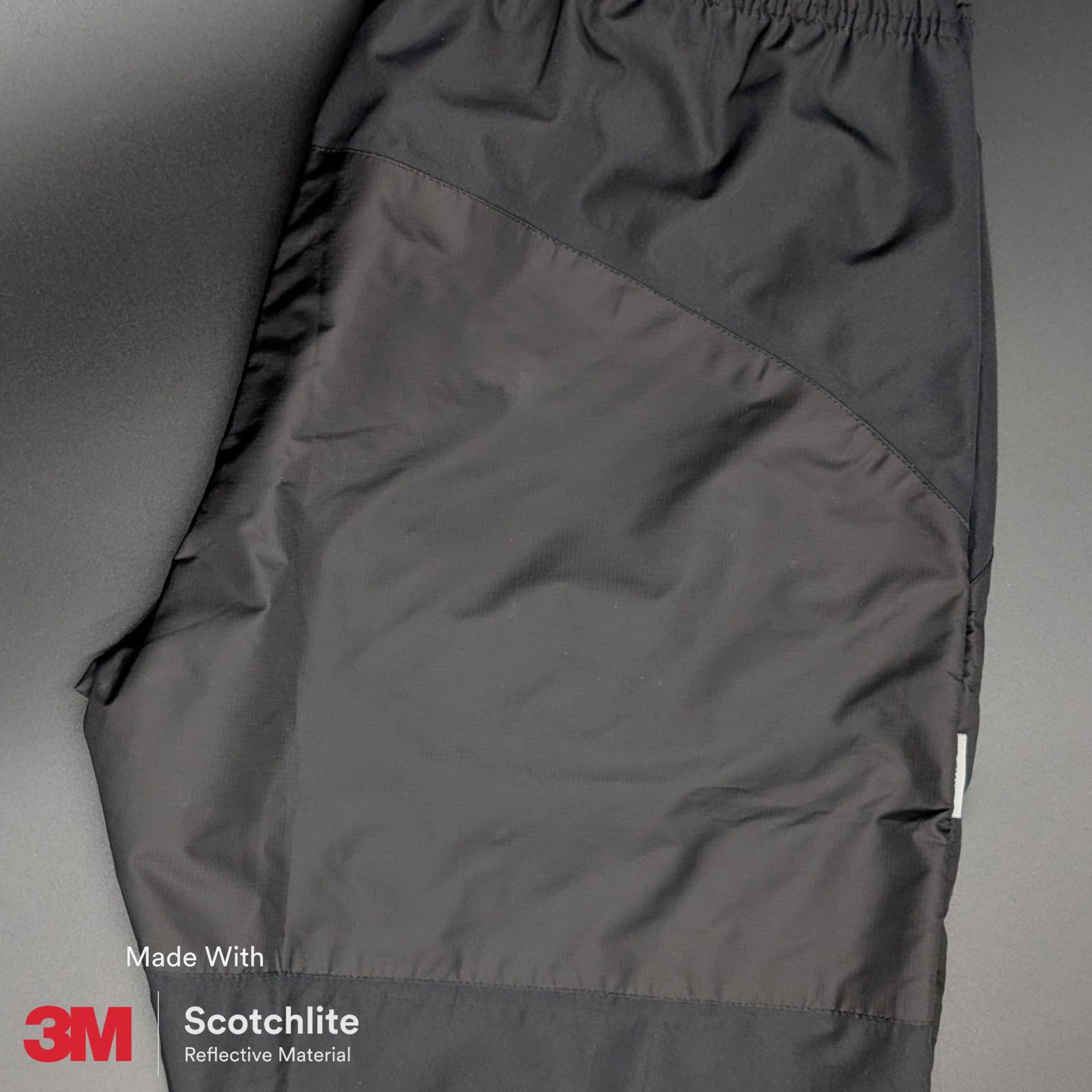Salzmann Pantalon de Pluie Réfléchissant | S -XL | Fabriqué avec 3M Scotchlite | Pantalon de randonnée léger et imperméable
