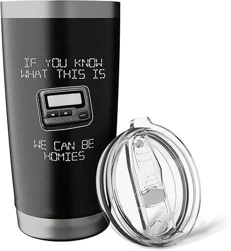 Miniatura 5 de Retro Pager 90s Nostalgia - Vaso aislado de acero inoxidable