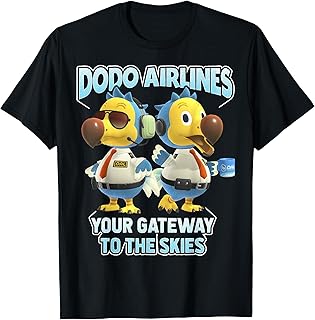 Animal Crossing: New Horizons Dodo Airlines Nintendo Icons T-Shirt