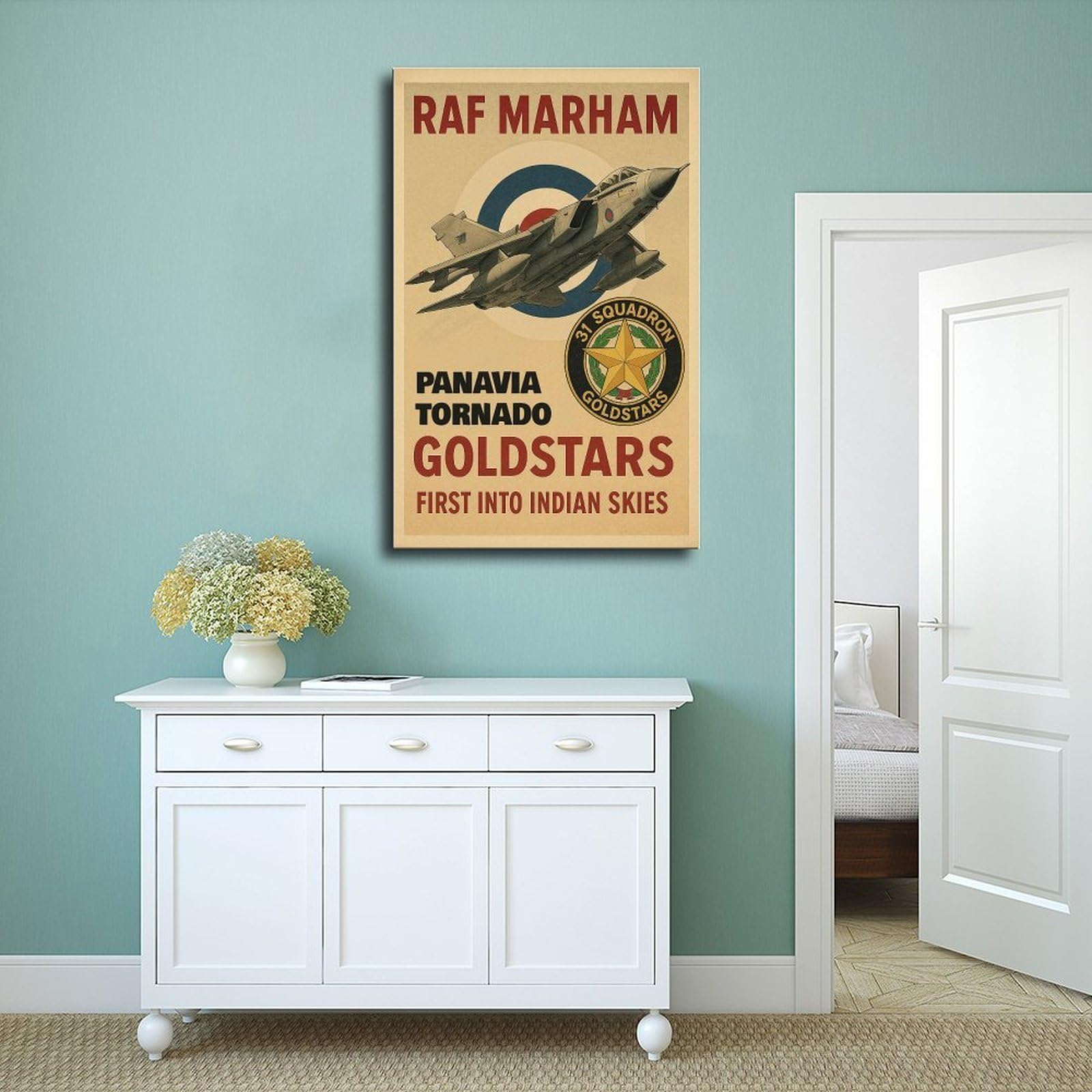 Goldstars Poster su tela per soggiorno decorazione regalo