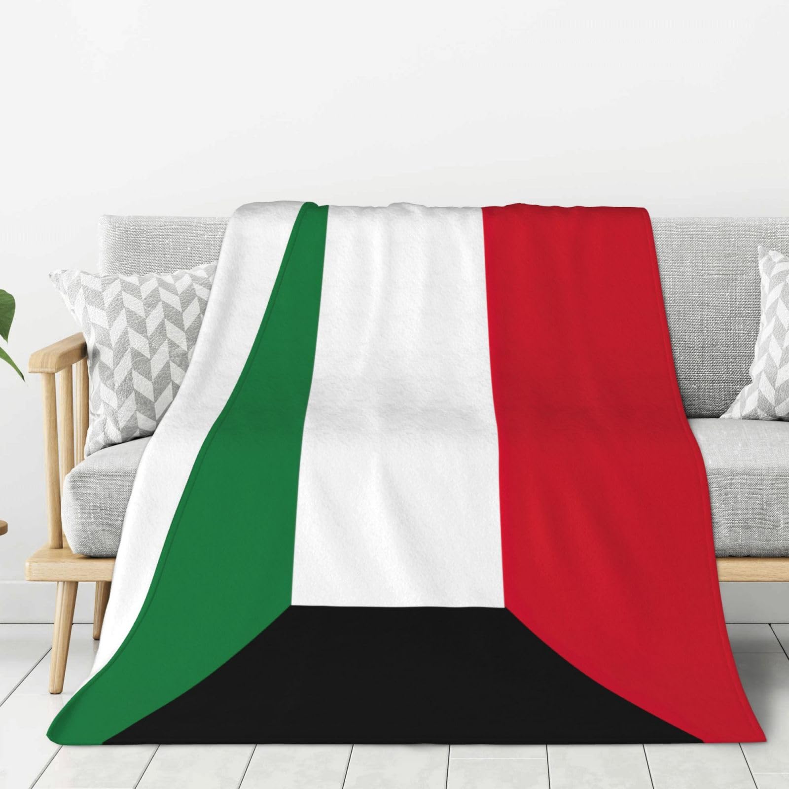 Couverture drapeau Koweït chaude et épaisse contre le froid du lit